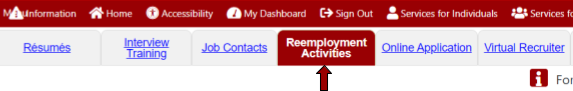 Remployment Activitie