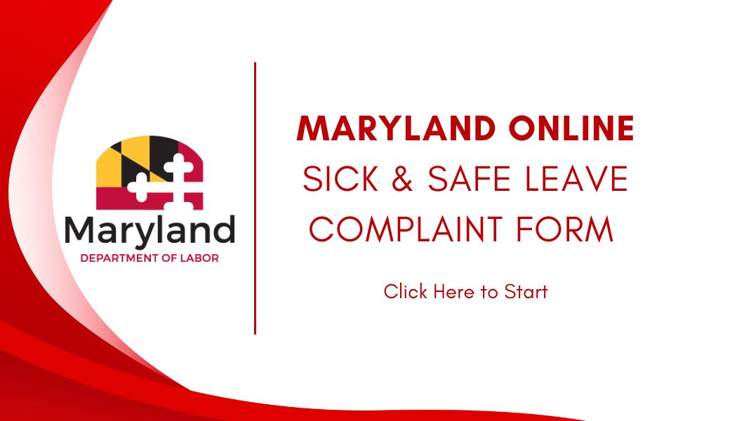 Online Sick and Safe Complaint Form
